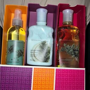 Bath & Body Works Juniper Breeze Body Wash Set - Blue, Orange, Purple